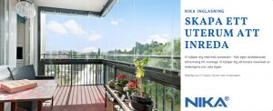 Inglasade balkonger av NIKA - Skapa ett uterum att inreda